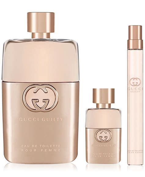 gucci guilty 3 pc eau de toilette gift set|gucci guilty gift set boots.